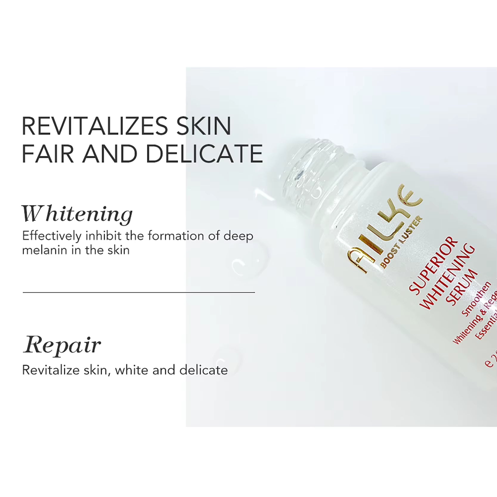 Superior Lightening Face Serum, Clean Skin, Brighten, Hydrating, Moisturizing, Reduce Dark Spots, Pigmentation, Melanin