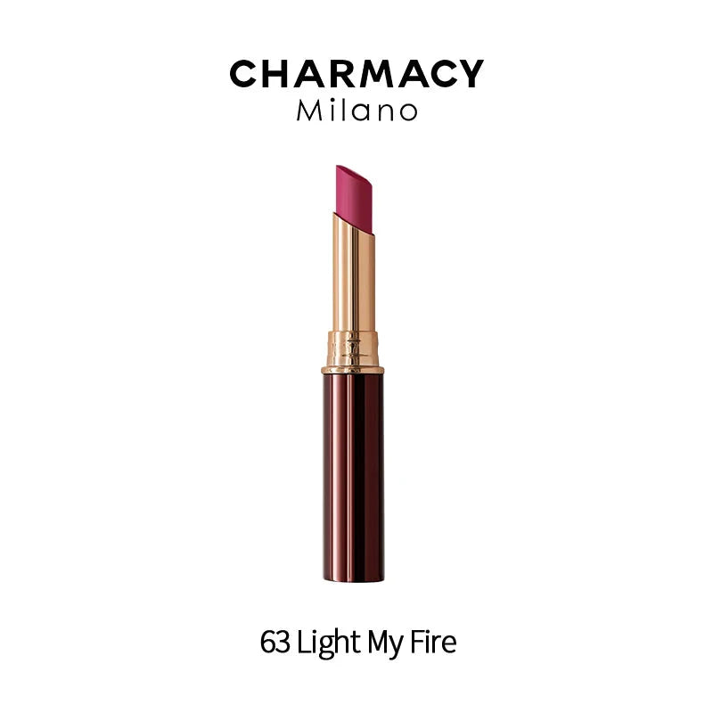 CHARMACY 16 Colors Waterproof Velvet Lipstick Easy to Wear Longstay Lip Stick Long-Lasting Matte Lip Makeup Cosmetic